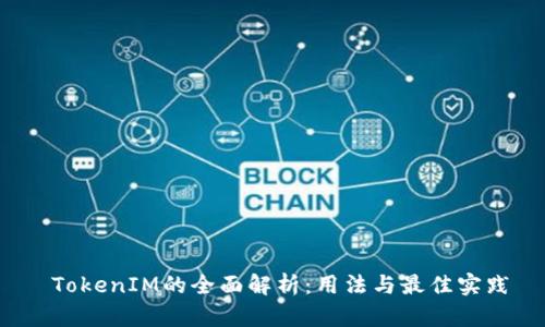 TokenIM的全面解析:用法与最佳实践